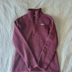 Patagonia Women's Maroon Quarter Zip